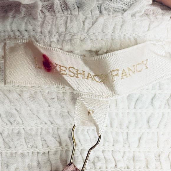 LoveShackFancy Deanna Halter Mini Dress - Picture 6 of 8